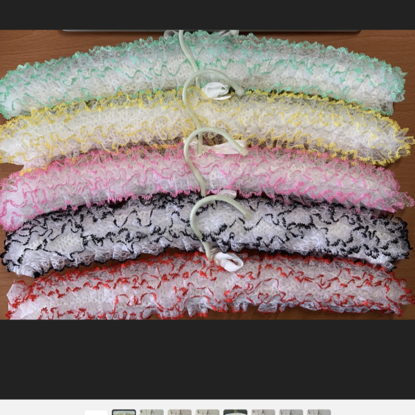 Lace padded coathangers
