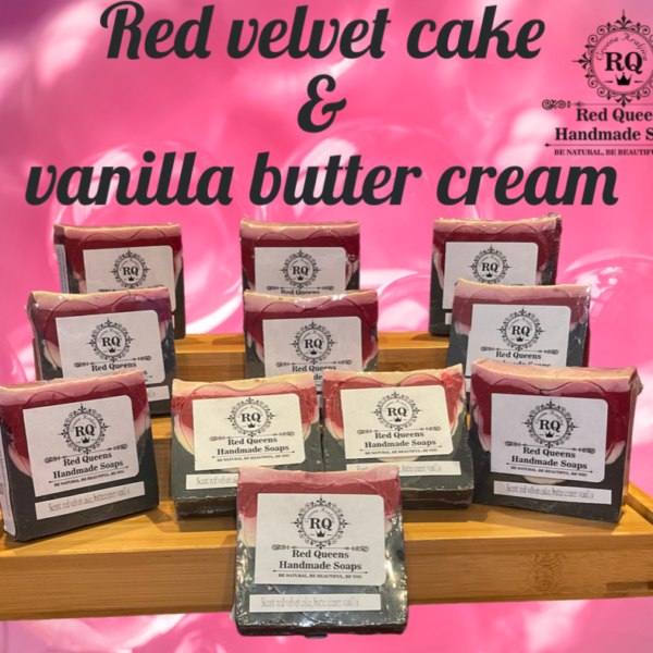 Red velvet cake & vanilla buttercream