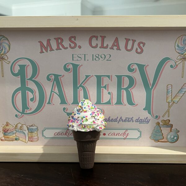 Faux Soft Serve Ice Cream