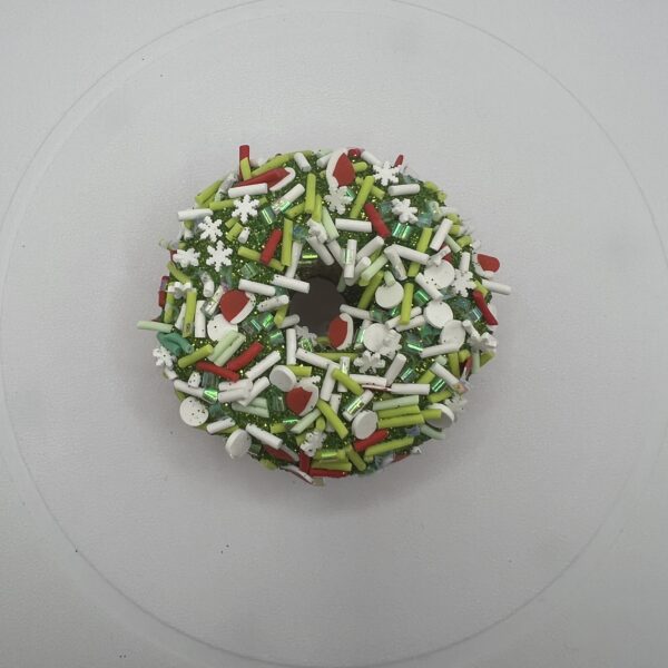 Faux green donut