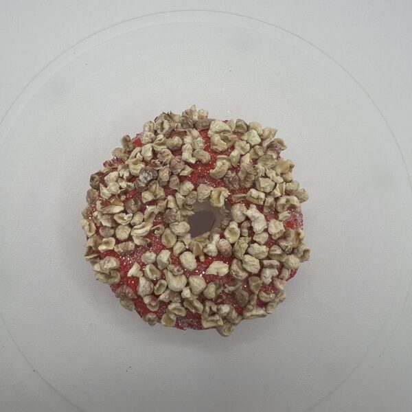 Faux donut with faux nuts