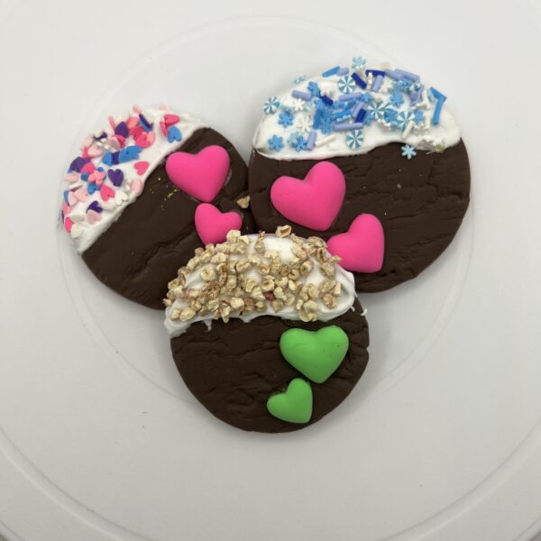 Faux chocolate cookies