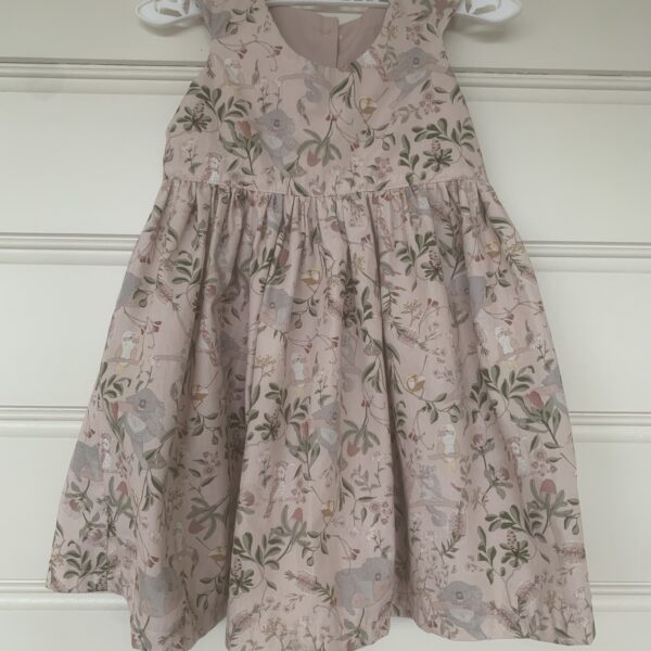 Handmade organic cotton Australian themed Dress. Girls size 2
