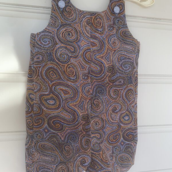 New handmade Australian themed 100% cotton romper Size 1